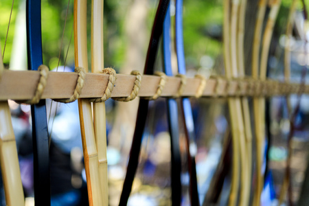 Japanese archery toolsの写真素材