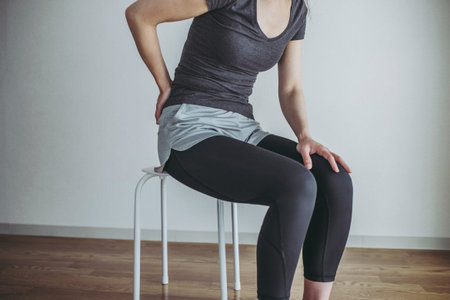 Female lower back pain