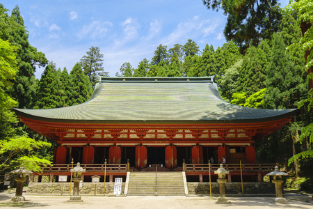 ktoyo,japan - May 21,2018 : Mt.Hiei-zan Enryaku-ji Temple in Kyoto,Japan.Enryaku-ji Temple was founded by the priest Saicho In 788.のeditorial素材