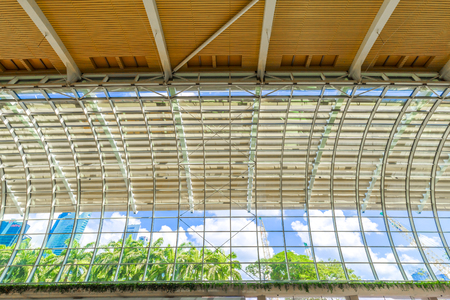 SINGAPORE, May 16,2018 : Shopping mall at Marina Bay Sands Resort in Singapore.のeditorial素材