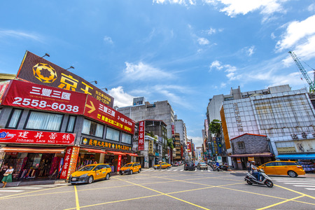 taipei,taiwan - May 10,2018 : Dihua St, Datong District, Taipei in Taiwan.The most popular grocery market for shopping Chinese New Year's goods.のeditorial素材