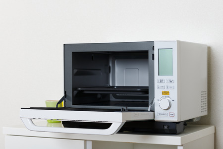Household microwave ovenの写真素材