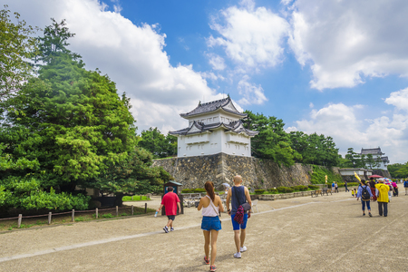 Nagoya,Japan - July 31,2018 - Nagoya castle in Nagoya city,Aichi,Japan.Nagoya Castle built by Tokugawa Ieyasu in 1612.のeditorial素材