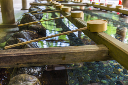 Nagoya,Japan - July 31,2018 - Atsuta Shrine in Nagoya,Aichi,Japan.Atsuta Shrine is one of Shinto's most important shrines.のeditorial素材