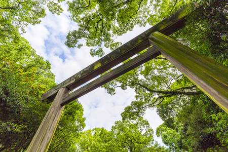 Nagoya,Japan - July 31,2018 - Atsuta Shrine in Nagoya,Aichi,Japan.Atsuta Shrine is one of Shinto's most important shrines.のeditorial素材