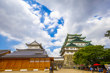 Nagoya,Japan - July 31,2018 - Nagoya castle in Nagoya city,Aichi,Japan.Nagoya Castle built by Tokugawa Ieyasu in 1612.のeditorial素材
