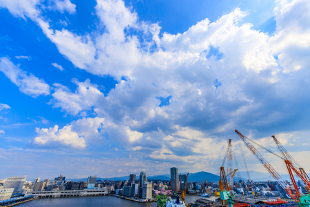 City of Hakata Fukuoka in Japanのeditorial素材