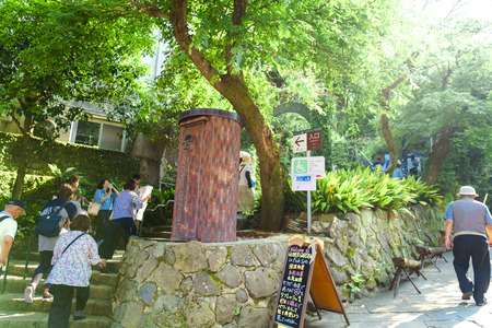 Fukuoka,Japan - July 20,2018 -  GLOVER HOUSE located on Minami-Ymate Hill in Nagasaki prefecture,Japan.のeditorial素材