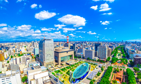 Urban landscape of Nagoya in Japanのeditorial素材
