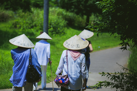Saga,Japan - July 20,2018 - Yoshinogari Historical Park is an outstanding archaeological site in Saga Prefecture,Japan. The sprawling park covers a large settlement from the Yayoi Period.のeditorial素材