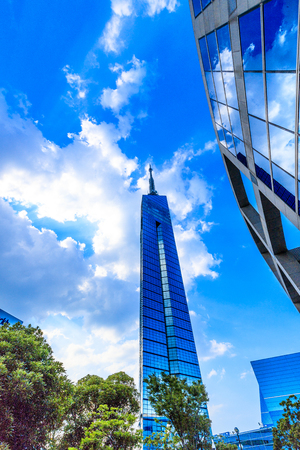 Fukuoka,Japan - July 20,2018 -  Fukuoka tower in Japan.This tower of 234 meters above sea level is the tallest beach tower in Japan.のeditorial素材