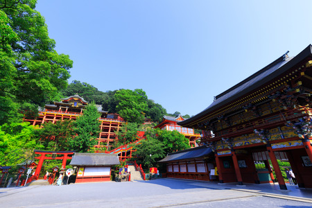 Saga,Japan - July 19,2018 -  Yutoku Inari Shrine in Kashima city,Saga prefecture,Japan.のeditorial素材