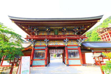 Saga,Japan - July 19,2018 -  Yutoku Inari Shrine in Kashima city,Saga prefecture,Japan.のeditorial素材