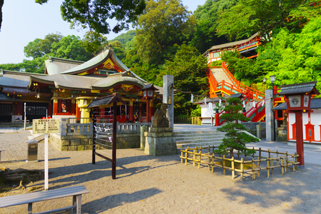Saga,Japan - July 19,2018 -  Yutoku Inari Shrine in Kashima city,Saga prefecture,Japan.のeditorial素材