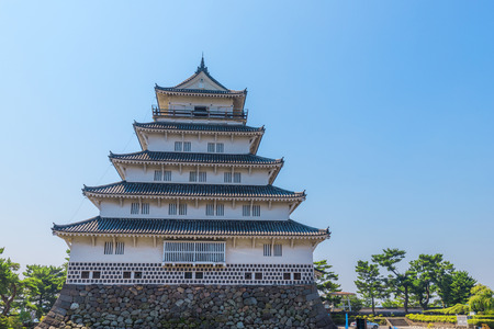 Nagasaki,Japan - July 19,2018 -  Shimabara castle is located on the north eastern tip of the Shimabara Peninsula,in Shimabara City, Nagasaki Prefecture, Japan.のeditorial素材