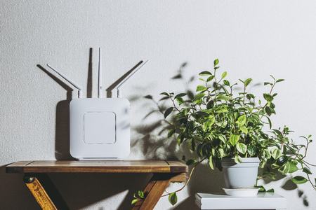 internet router devicesの写真素材