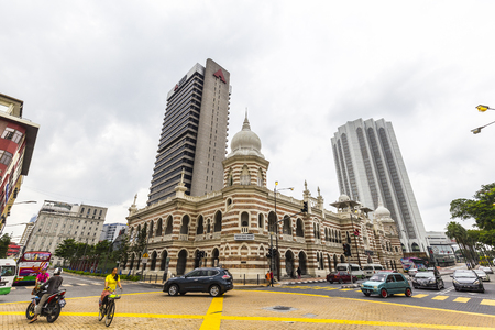 Kuala Lumpur,Malaysia - May 13,2018 - Merdeka Square is a square located in Kuala Lumpur, Malaysia. It is situated in front of the Sultan Abdul Samad Building.のeditorial素材