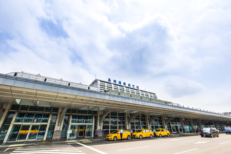 Kaohsiung,taiwan - May 12,2018 : Kaohsiung International Airport is a medium-sized commercial airport in Kaohsiung City, Taiwan. Kaohsiung International is the second busiest Taiwanese airport.のeditorial素材
