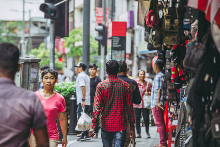 Kuala Lumpur,Malaysia - May 13,2018 -  Petaling Street is a Chinatown located in Kuala Lumpur,...