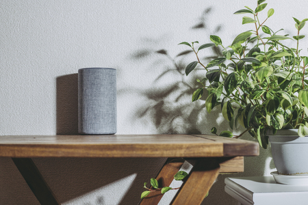 Interior and smart speakerの写真素材