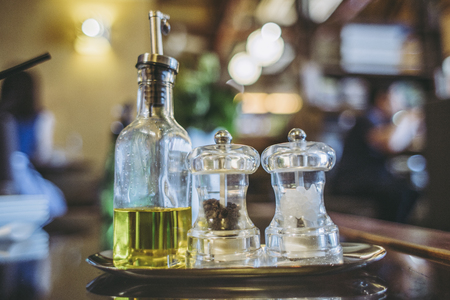 Restaurants and condimentsの写真素材