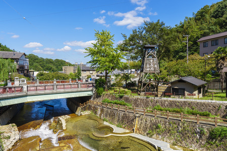Hyogo,Japan - October 3,2018 -  Arima hot spring resort in Kobe in Hyogo Prefectures in Japan.のeditorial素材