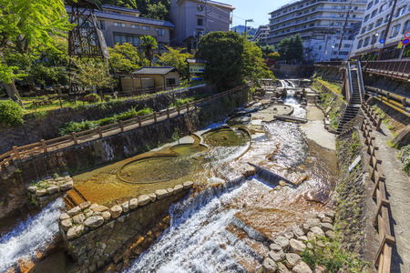 Hyogo,Japan - October 3,2018 -  Arima hot spring resort in Kobe in Hyogo Prefectures in Japan.のeditorial素材