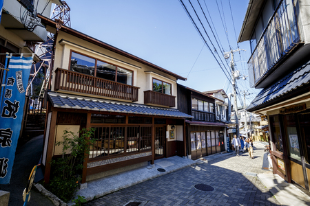 Hyogo,Japan - October 3,2018 -  Arima hot spring resort in Kobe in Hyogo Prefectures in Japan.のeditorial素材