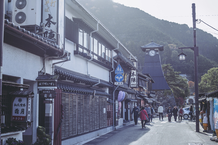 Hyogo, Japan - November 29, 2018: Izushi is a district in Toyooka City, Hyogo Prefecture Japan.It is called Tajima's small Kyoto.のeditorial素材