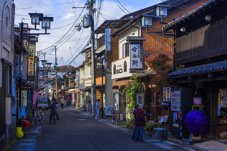 Hyogo, Japan - November 29, 2018: Izushi is a district in Toyooka City, Hyogo Prefecture Japan.It is called Tajima's small Kyoto.のeditorial素材