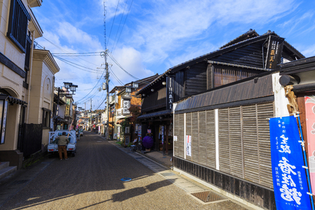 Hyogo, Japan - November 29, 2018: Izushi is a district in Toyooka City, Hyogo Prefecture Japan.It is called Tajima's small Kyoto.のeditorial素材