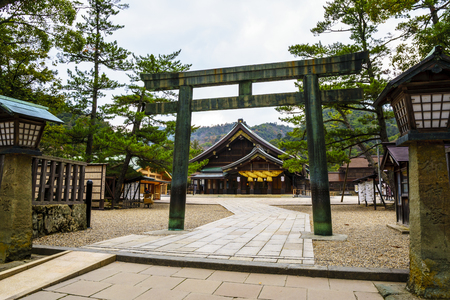 Izumo Taisha shrine in Shimane,Japanのeditorial素材