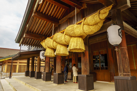 Izumo Taisha shrine in Shimane,Japanのeditorial素材