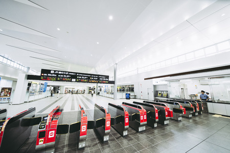 Hiroshima,Japan - July 25,2018 - Hiroshima Station is a railway station in Minami-ku, Hiroshima, Japan, operated by West Japan Railway Company.のeditorial素材