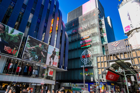 Osaka, Japan -  25 December 2018 - Dotonbori is visited by many tourists from the country abroad.