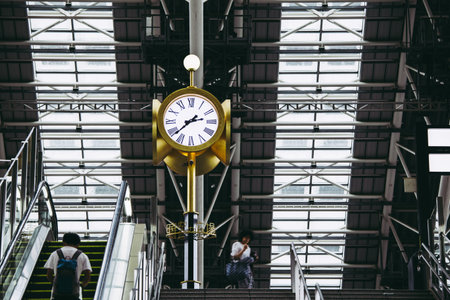 Osaka,Japan - August 7 2017:Osaka Station is a major railway station in Osaka's Umeda district that is served by a large number of local and interregional trainsのeditorial素材