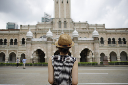 Kuala Lumpur,Malaysia - May 13,2018 - Merdeka Square is a square located in Kuala Lumpur, Malaysia. It is situated in front of the Sultan Abdul Samad Building.のeditorial素材