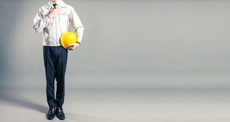 A helmet and a manの写真素材