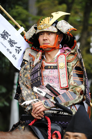 Hyogo,Japan - April 8,2018 - Kawanishi City Genji Festival at Tada jinja shrine in Hyogo Japan.This festival celebrates the classic work of Japanese literature Tale of Genji, by 11th century author Murasaki Shikibu.のeditorial素材