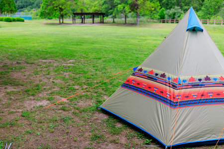 Park and outdoor tent