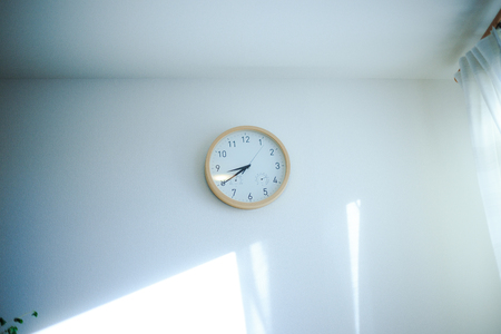 Room and clockの写真素材