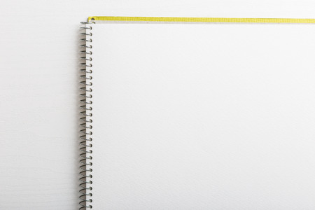 White and notesの写真素材