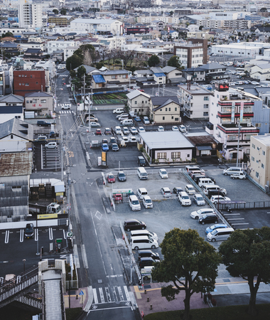 Urban landscape in Japanのeditorial素材