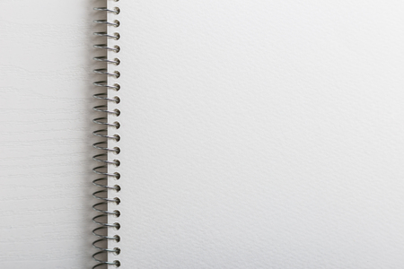 White and notesの写真素材