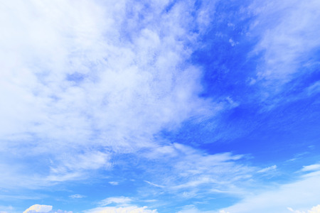 Blue sky and cloudsの写真素材