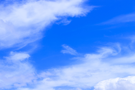 Blue sky and cloudsの写真素材