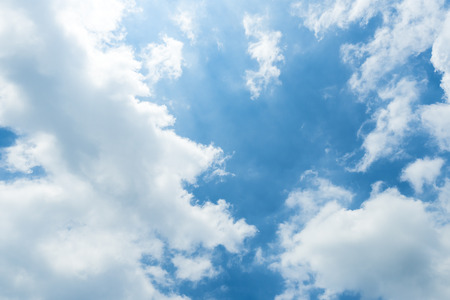 Blue sky and cloudsの写真素材