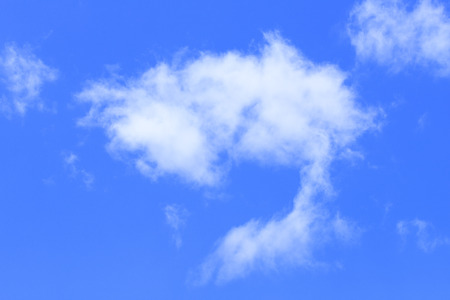 Blue sky and cloudsの写真素材