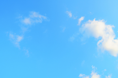 Blue sky and cloudsの写真素材