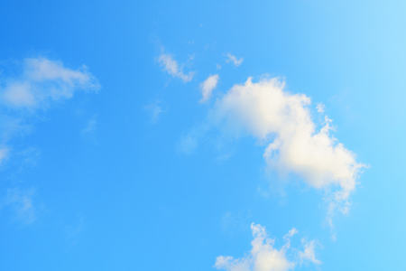 Blue sky and cloudsの写真素材